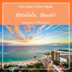 Hot Deal of the Week – Honolulu, Hawaii